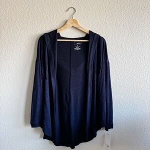 Sonoma Navy Blue Hooded Cardigan
